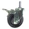 Service Caster 3.5 Inch Soft Rubber Wheel Swivel 3/8 Inch Stem Caster with Total Lock Brake SCC SCC-TSTTL20S3514-SRS-381615 - alternate 1