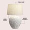 Jonathan Y Alaro 24.5" Farmhouse Coastal Water Hyacinth Basket LED Table Lamp, White JYL6501C - alternate 4