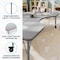 Flash Furniture Commercial Adjustable Height Kidney Activity Table with Locking Casters-Gray XU-A4872-KIDNY-GRY-T-P-CAS-GG - alternate 5