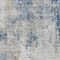 Homeroots 3' X 5' Denim Blue And Sky Blue Abstract Washable Indoor Outdoor Area Rug 587866 - alternate 6