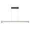 Euf Neoness, Chandelier, 50", Matte Black, Clear Glass 50058-020 - alternate 2