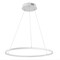 Jonathan Y Brice 23.75" Modern Contemporary Metal Round Dimmable Integrated LED Pendant, Matte White JYL7203I - alternate 6