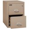 Fireking 2 Drawer, 2 Hr Fire & Impact Rated, Vertical, 31" depth Letter Taupe 2-1929-2TA - alternate 3