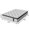 Homeroots 12" Queen Foam Hybrid Mattress 719536 - alternate 6
