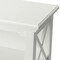 Homeroots 30" White Wood Two Tier Bookcase 389557 - alternate 4