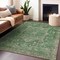 Homeroots 5' X 8' Emerald Medallion Washable Indoor Outdoor Area Rug 608017 - alternate 6