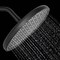 Kingston Brass 10" Round Rainfall Shower Head, Matte Black KX140P0 - alternate 2