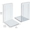 Acrimet Clear Plastic Bookends 1 Pair, Book Holder (Clear Crystal), 2PK 290.1 - alternate 5