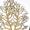 Homeroots 12" Clear And Gold Tree Of Life Oval Lead Free Crystal Table Vase 375737 - alternate 3