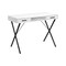Homeroots 42" White and Black Computer Desk With Two Drawers 489881 - alternate 1