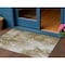 Homeroots 3' X 5' Brown And Ivory Abstract Washable Indoor Outdoor Area Rug 617788 - alternate 1