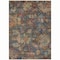 Homeroots 8' X 10' Gray Green And Terra Cotta Floral Washable Indoor Outdoor Area Rug 604159 - alternate 6