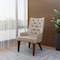 Leisuremod Spruce Collection Modern Wooden Dining Chair in Taupe, 4PK SC24TP4 - alternate 6
