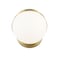 Z-Lite Realm Sphere 1 Light Wall Sconce, Modern Gold/Matte Opal, 6.25 In W 7517-1S-MGLD - alternate 5