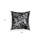 Homeroots Set of Two 18" Black and Silver Abstract Cowhide Throw Pillows with Glitter, 2PK 544641 - alternate 5