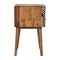 Homeroots 23" Brown Solid Wood Two Drawer Nightstand 651845 - alternate 5
