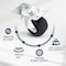 Powertec 1-1/2'' Swivel Plate Caster Wheels with 480 lbs Loads, Rubber Castor Wheels, 12PK 17209-P3N - alternate 4