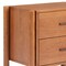 Homeroots 22" Brown Solid Wood Pedestal End Table With Two Drawers 668519 - alternate 6