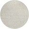 Homeroots 8' Beige And Linen Round Abstract Washable Indoor Outdoor Area Rug 598946 - alternate 5
