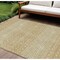 Homeroots 10' X 14' Copper Ivory And Olive Green Tribal Washable Indoor Outdoor Area Rug 582619 - alternate 1