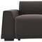 Homeroots 36" Dark Brown Fabric Sofa 568285 - alternate 6