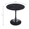 Leisuremod Bristol Round MDF Dining Table - Pedestal Base Kitchen Table, Modern Style BTBL-B35BLMT - alternate 6