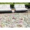 Homeroots 9' X 12' Ivory Fern Green And Artichoke Green Paisley Washable Indoor Outdoor Area Rug 588622 - alternate 1