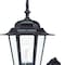 Homeroots Antique Bronze Glass Lantern Wall Light 398616 - alternate 3