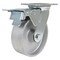 Vestil Cast Iron/Steel Swivel With Total Brake Caster 6 In. Diameter x 2 In. Width 1540 lb Silver CST-VE-6X2CI-SWTB - alternate 1
