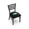 Holland Bar Stool Co BlackLogo Chair, VinylSeat L00418NorDak - alternate 1