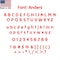 Aacc Self-Adhesive Vinyl Number: 5, Size: 3.5 in. Color: Red Font: Anders, 1 sticker AACC-Anders-N5-Red-I3.5x1 - alternate 2