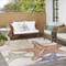 Homeroots 8' X 11' Ivory Yellow Orange And Green Starfish Indoor Outdoor Area Rug 546884 - alternate 5