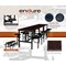 Regency Endure Standing Height Collaborative Table & Chair Set with 12 Pull-Out Stools, Walnut Top 9012-WLT-DVN - alternate 9