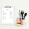 Acrimet 3 Pack Clipboard Letter Size A4 Low Profile Clip & Side Rulers, Durable Plastic - White, 3PK 134.6 - alternate 3