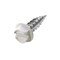 Malco 8X1 White, 1/4 in Slotted Hex Washer Head Sheet Metal Screws, , Zinc Plated, 500PK HW8X1ZWT - alternate 2