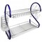 Better Chef 2-Tier 16 in. Chrome Plated Dish Rack in Blue DR-166B - alternate 1