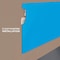 Fab Glass And Mirror Glass Dry Erase Board 48in x60in, Blue Surface with Eased Corners, Frameless Glass Board for Wall GBZ48x60-SB606 - alternate 8