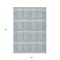 Homeroots 8' X 10' Denim Blue Green And Ivory Plaid Washable Indoor Outdoor Area Rug 597550 - alternate 6