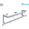 Amgood 48 in. Wall-Mounted Stainless Steel Double-Line Pot Rack AMG DPR-48-Z - alternate 4