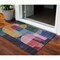Homeroots 3' X 5' Green Copper And Pink Abstract Washable Indoor Outdoor Area Rug 604476 - alternate 1