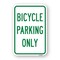 Signmission Bicycle Parking Only, Heavy-Gauge Aluminum Rust Proof Parking Sign, 18" x 24", A-1824-25291 A-1824-25291 - alternate 1
