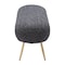 Homeroots 48in Black and Gold Fabric Upholstered Bench 668845 - alternate 4