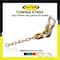 Tie 4 Safe 8 Point Roll Back Tie Down Kit w/ Chain Ends for Car Hauler Carrier Tow Truck. Yellow RT04CK-715-516-8P-14-YEL - alternate 3