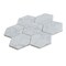 Apollo Tile White 11x11 Bianco Carrara Marble Honed Floor and Wall Mosaic Tile 3.75 sqft/case, 5PK APLKB88G11HA - alternate 7