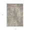 Homeroots 5' X 8' Beige Ivory And Black Geometric Washable Indoor Outdoor Area Rug 577548 - alternate 7