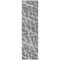 Homeroots 8' Runner Charcoal Abstract Washable Non Skid Indoor Outdoor Runner Rug 559254 - alternate 5