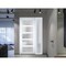 Vdomdoors Front Exterior Prehung FiberGlass Door Frosted Glass / Manux 8002 White Silk / Sidelight Exterior W MANUX8002EXD-WS-W36+16 x H80-LH - alternate 3
