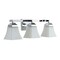 Jonathan Y Staunton 24" 3-Light Farmhouse Cottage Metal LED Vanity Light with Frosted Glass Shades, Chrome JYL7524B - alternate 13