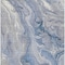 Homeroots 9' X 12' Denim Blue And Ivory Abstract Washable Indoor Outdoor Area Rug 617600 - alternate 3