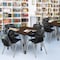Regency Square Kee Mobile Adjustable Classroom Table W/ 4 Andy Chairs, 48 in W, 48 in L, Neo Walnut TB4848NWAPCGY40BK - alternate 5
